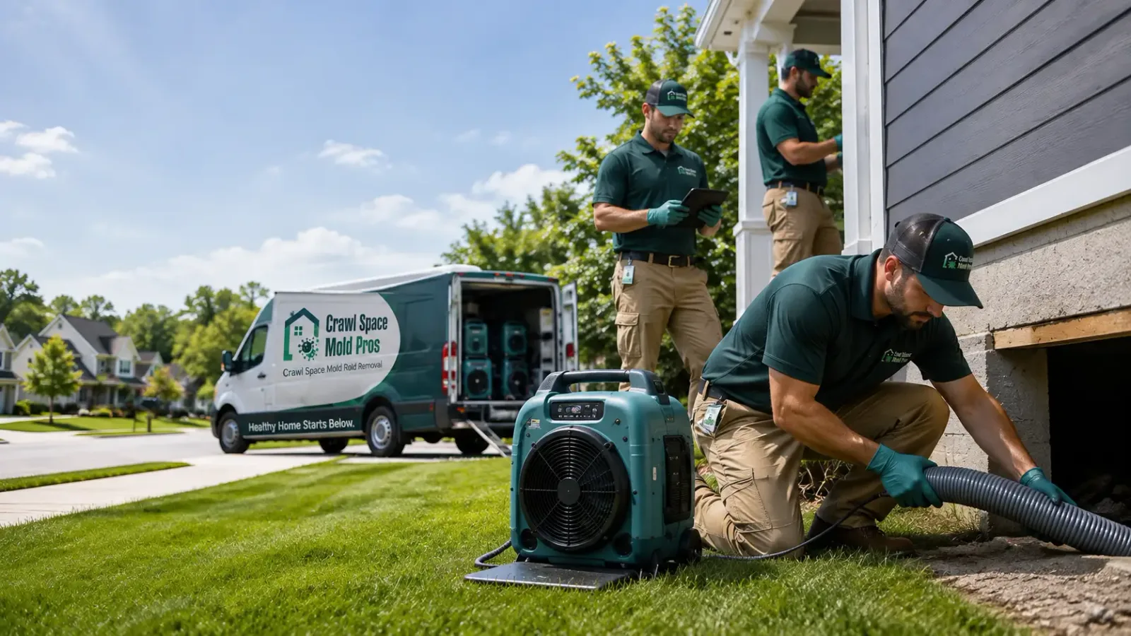 Crawl Space Mold Removal in Pixley, CA